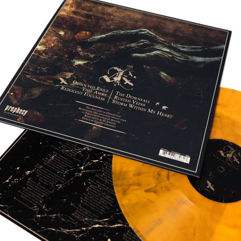 Austere - The Stillness Of Dissolution Vinyl LP  |  Orange/Black Marble