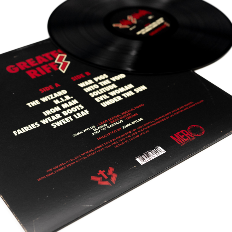 Zakk Sabbath - Greatest Riffs Vinyl LP  |  Black