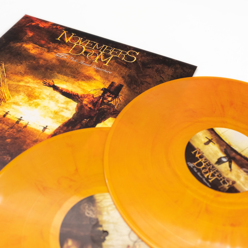 Novembers Doom - The Pale Haunt Departure Vinyl 2-LP Gatefold  |  Gold/Oxblood Marble