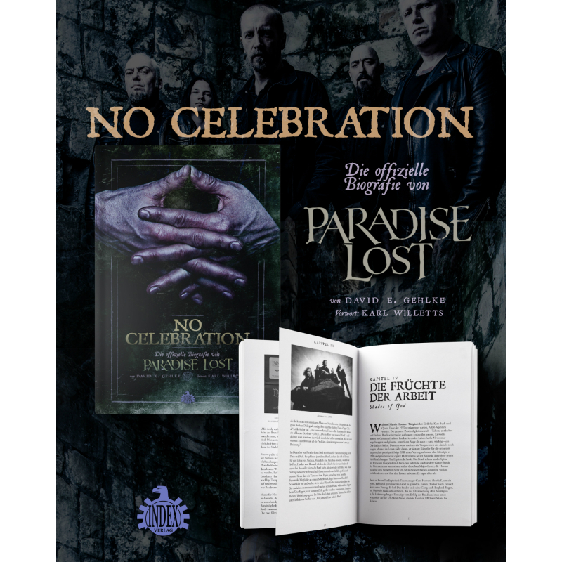 David E. Gehlke - No Celebration - Die offizielle Biografie von Paradise Lost Book