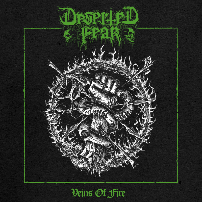 Deserted Fear - Veins Of Fire Vinyl LP  |  Green Transparent