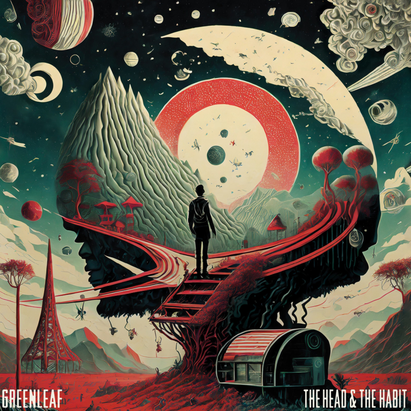 Greenleaf - The Head & The Habit Vinyl Gatefold LP  |  Clear/Red Marble