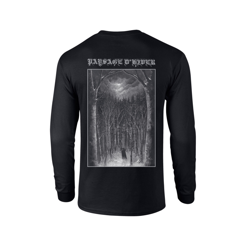 Paysage D'Hiver - Im Wald Longsleeve  |  S  |  Black