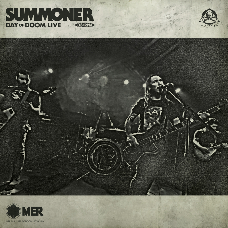 Summoner - Day Of Doom Live Vinyl LP  |  Black  |  MER080LP