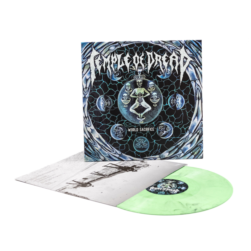 Temple Of Dread - World Sacrifice Vinyl LP  |  Green/Black Marble