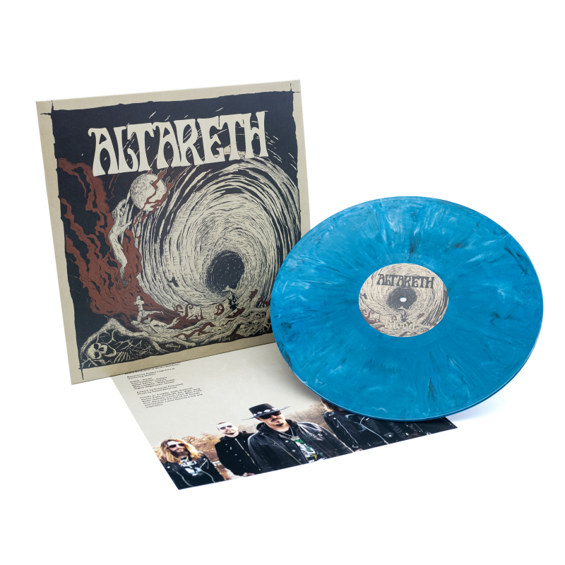 Altareth - Blood Vinyl LP  |  Transparent blue/white/black marble