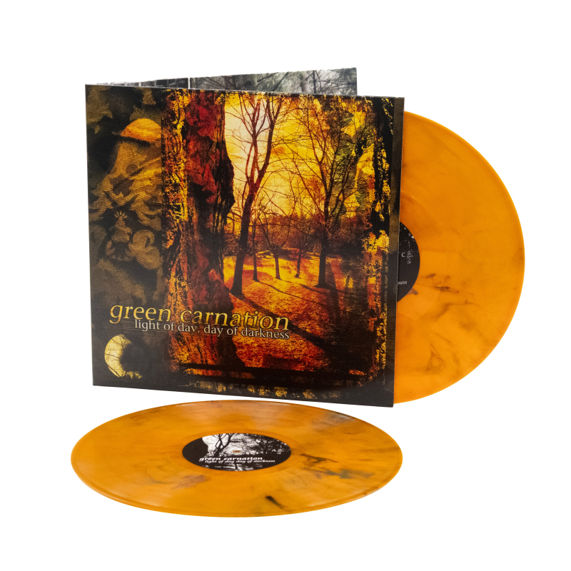 Green Carnation - Light of day, day of darkness Vinyl 2-LP Gatefold  |  Orange/Black Marble
