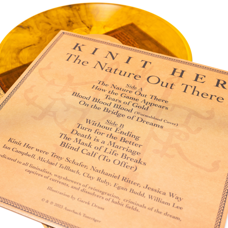 Kinit Her - The Nature Out There Vinyl LP  |  Amber/Black Marble