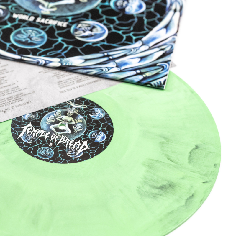 Temple Of Dread - World Sacrifice Vinyl LP  |  Green/Black Marble