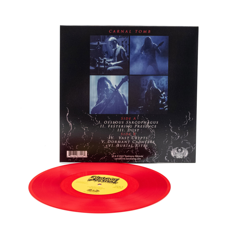 Carnal Tomb - Osseous Sarcophagus Vinyl 10"  |  Red