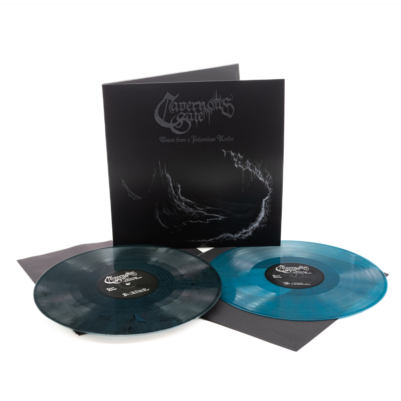 Cavernous Gate - Voices From A Fathomless Realm Vinyl 2-LP Gatefold  |  Crystal Clear/Red/Blue Marble