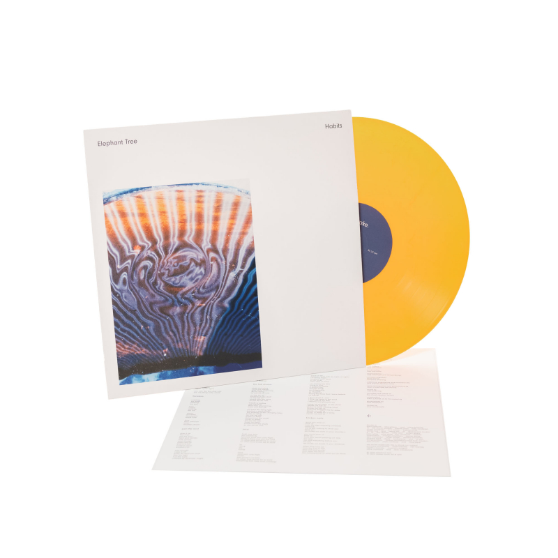 Elephant Tree - Habits Vinyl LP  |  Orange/white marble