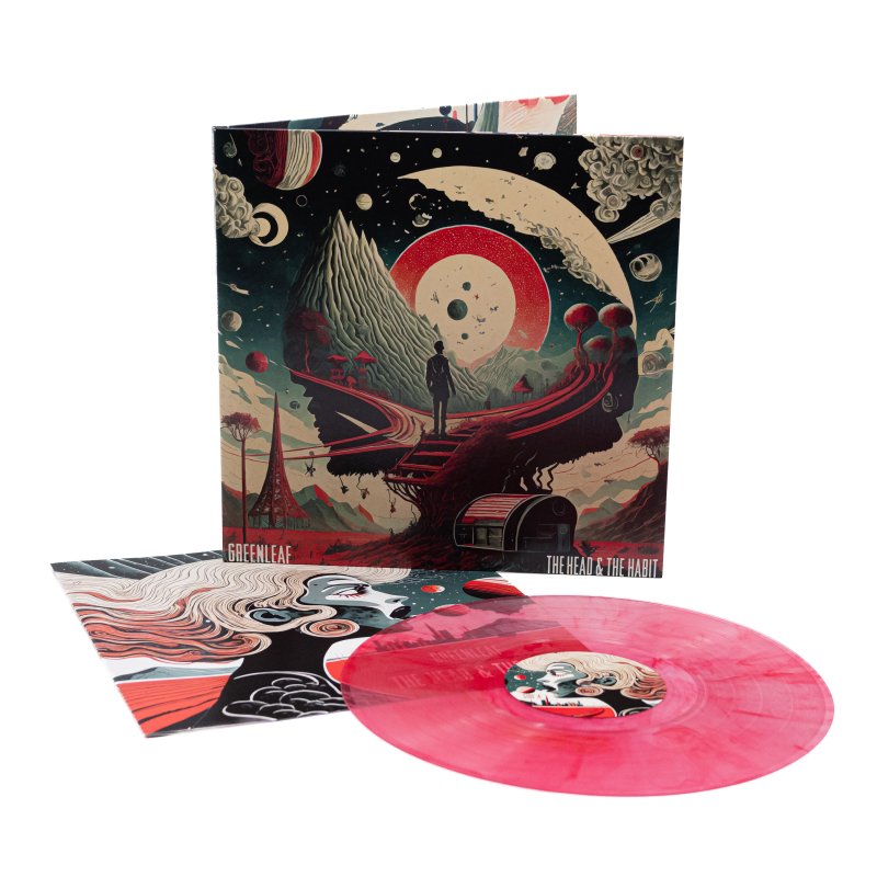 Greenleaf - The Head & The Habit Vinyl Gatefold LP  |  Clear/Red Marble