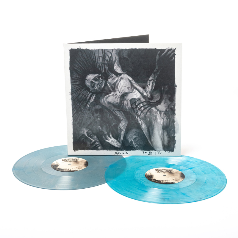 Xasthur - All Reflections Drained Vinyl 2-LP Gatefold  |  Silver/Blue Marble