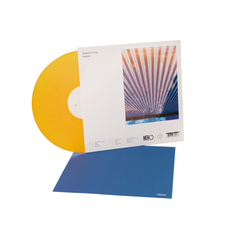 Elephant Tree - Habits Vinyl LP  |  Orange/white marble