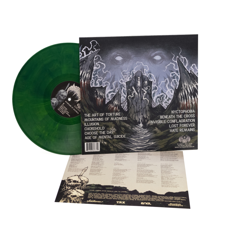 Total Annihilation - Mountains Of Madness Vinyl LP  |  Green/Yellow Marble