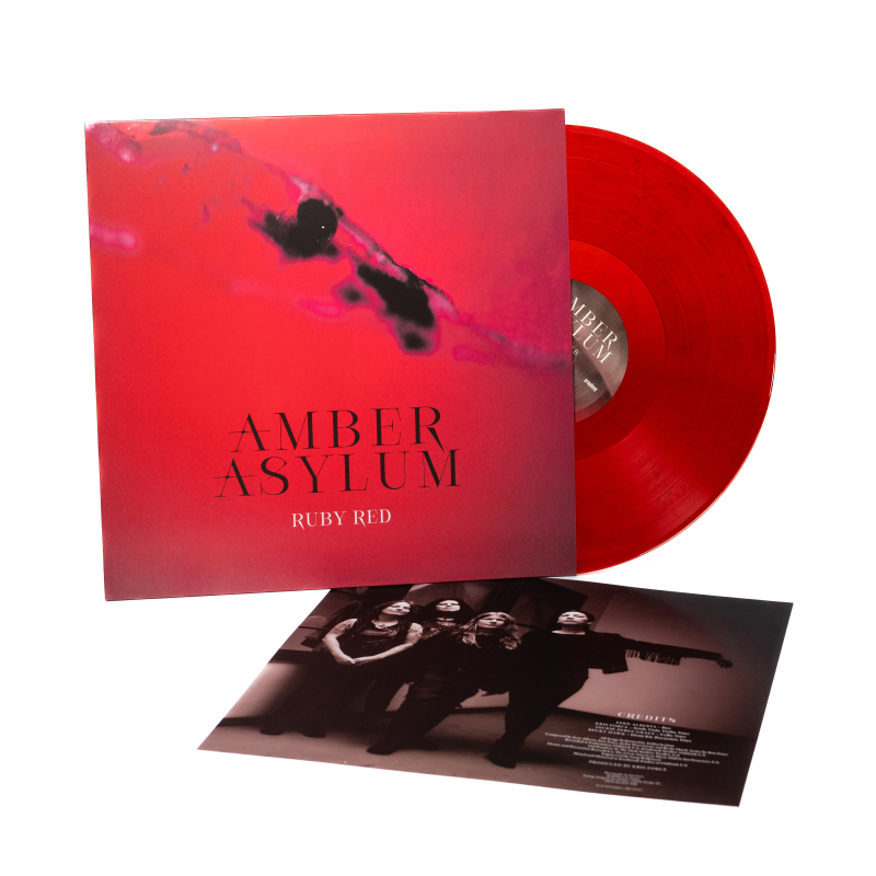 Amber Asylum - Ruby Red Vinyl LP  |  Red Transparent