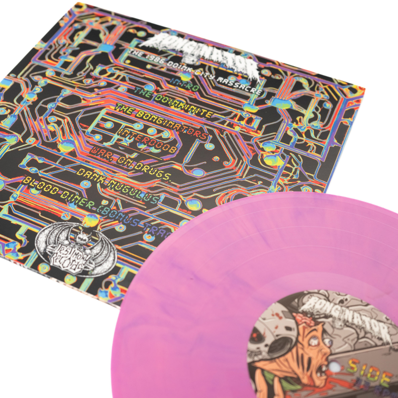 Bonginator - The 1986 Doink City Massacre Vinyl 10"  |  solid pink / solid purple marble