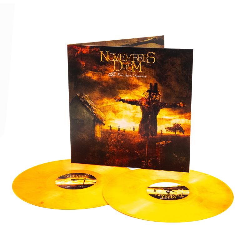 Novembers Doom - The Pale Haunt Departure Vinyl 2-LP Gatefold  |  Gold/Oxblood Marble