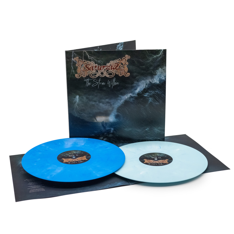 Saturnus - The Storm Within Vinyl 2-LP Gatefold  |  White/Blue Marble