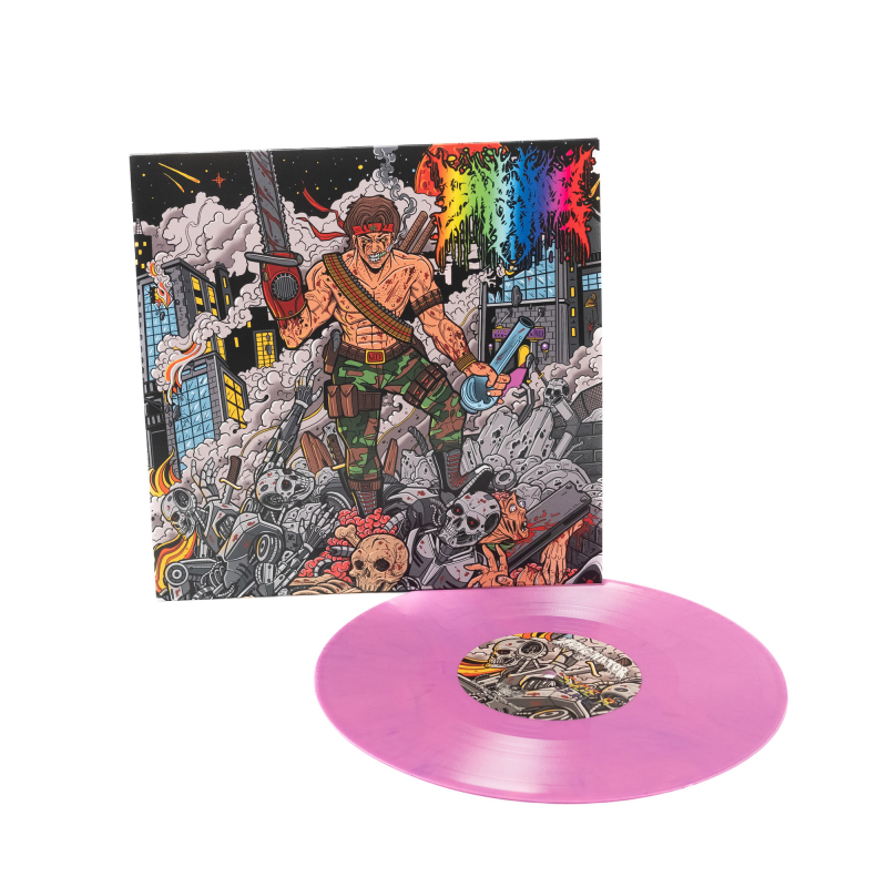Bonginator - The 1986 Doink City Massacre Vinyl 10"  |  solid pink / solid purple marble