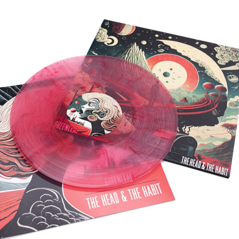 Greenleaf - The Head & The Habit Vinyl Gatefold LP  |  Clear/Red Marble
